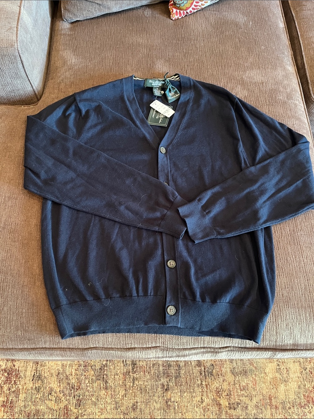 New Brooks Brothers Pro Sport button down cardigan.